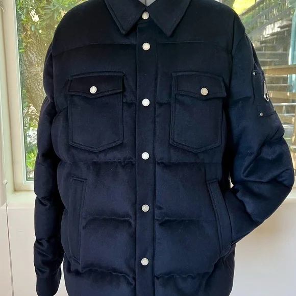 BNWT Moose Knuckles Westmore Wool-blend Down Jacket - Picture 2 of 16